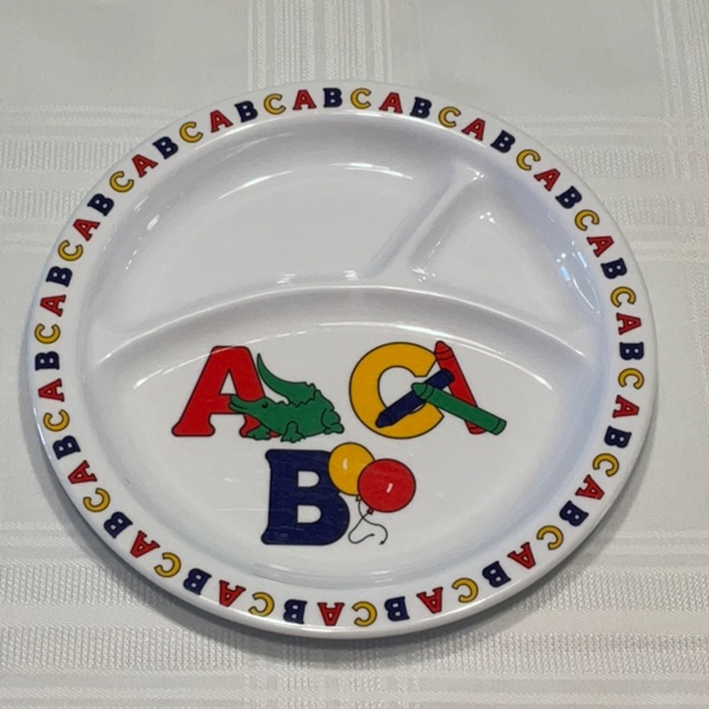 Children’s ABC Compartment Plate